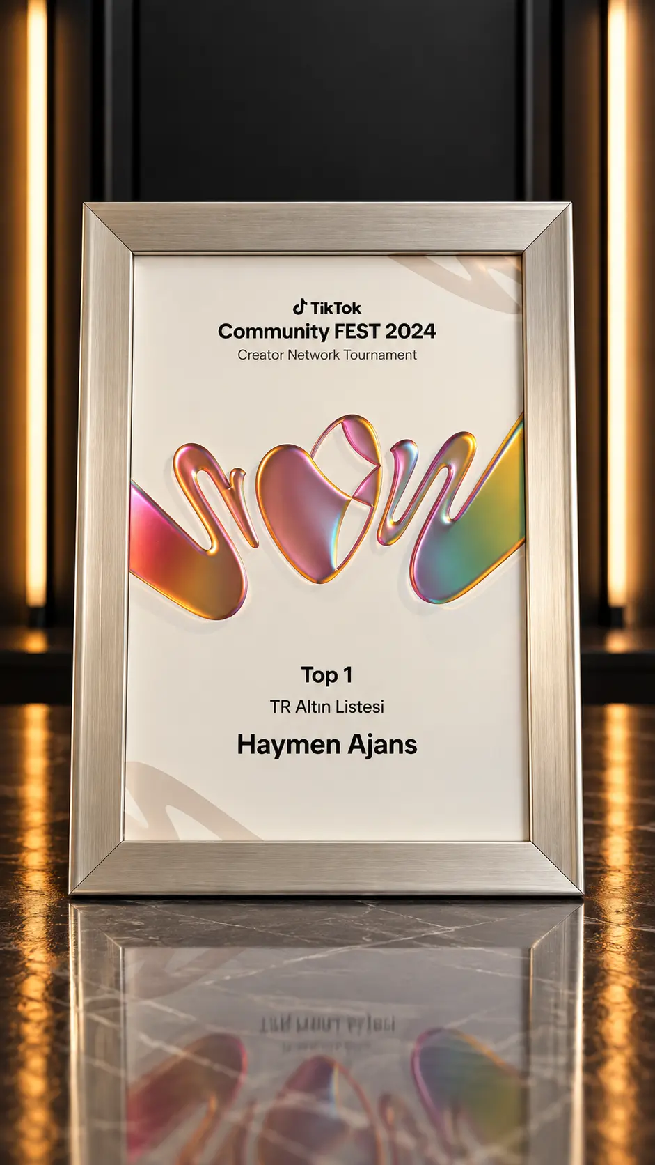 TikTok Community Fest 2024 — Top 1 ödül görseli 8